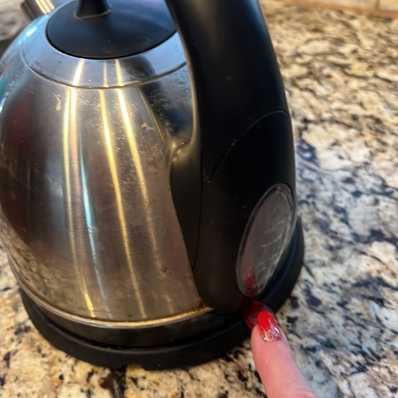 Rare๐Walmart Electric Water Kettle Stainless Steel and Black Cordless Kettle - Picture 10 of 10